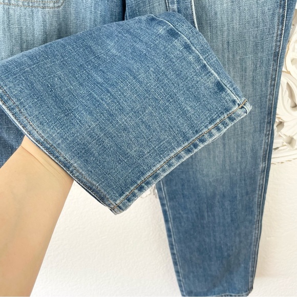 {Veronica Beard} Rinley Straight-Leg Belted Cropped Jeans, Size 25, NWT - Picture 5 of 11